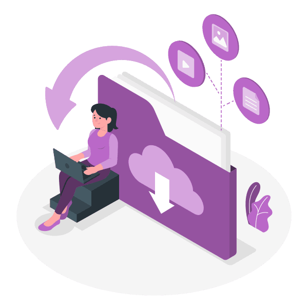 Illustration of sharing and importing teaching resources