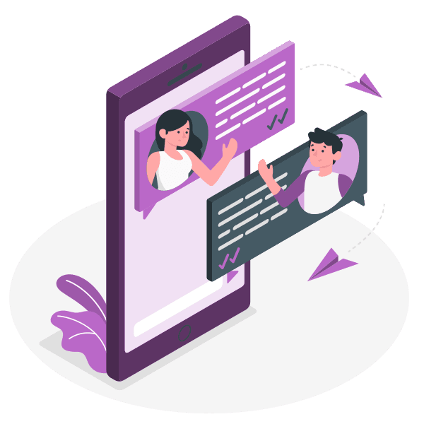 Illustration of AI help while tutoring