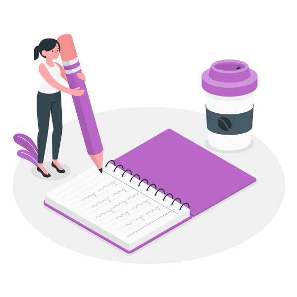 Illustration of structured lesson notes and phases